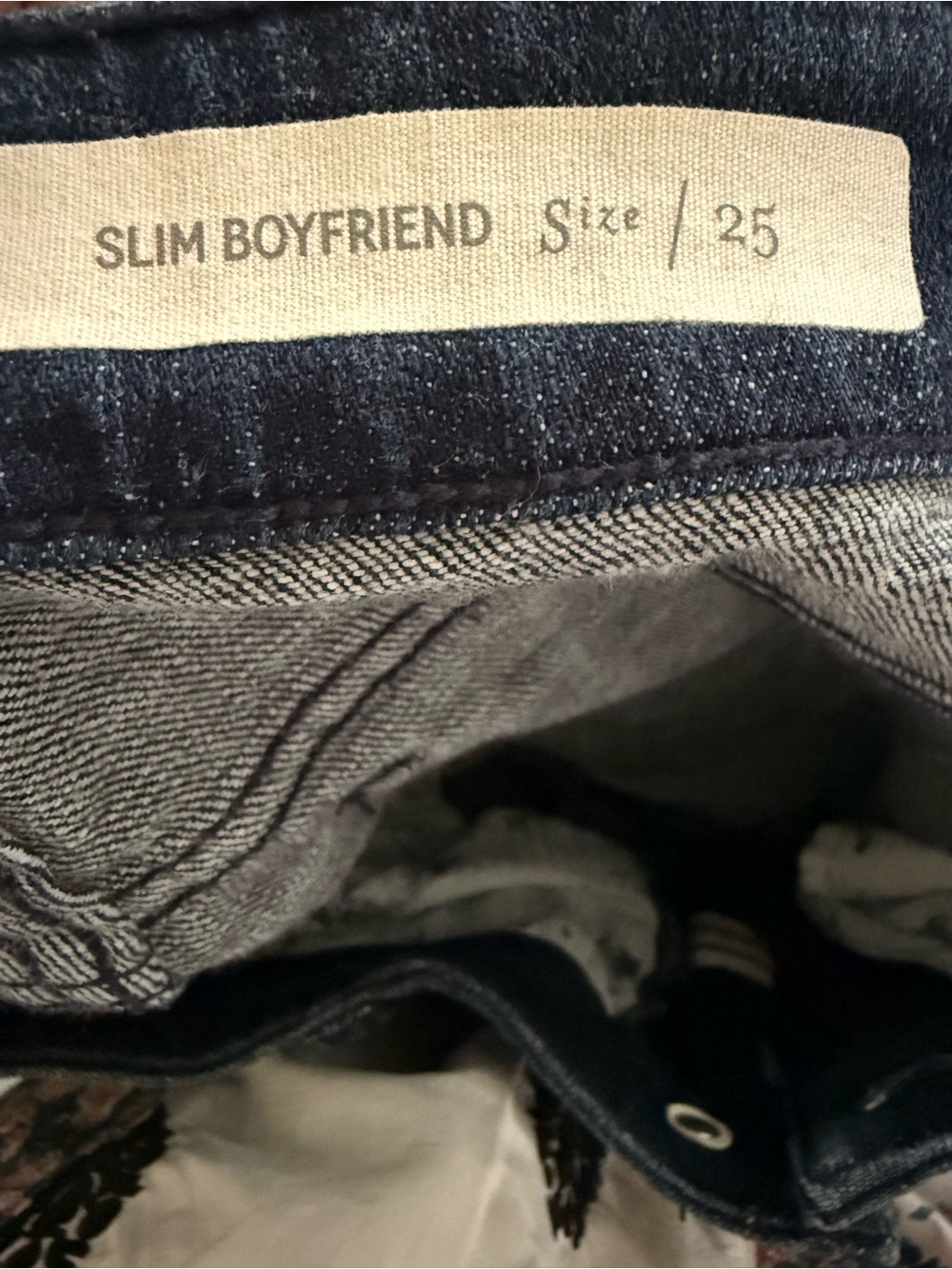 ✨Anthropologie Pilcro Slim Boyfriend Sequin Jeans 👖 Size 25 - Picture 7 of 8